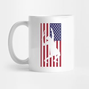 US Open Tennis Silhouette Mug